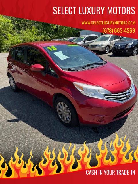 2015 Nissan Versa 1.6 S — Hatchback — 121,002 mi — Cumming, GA