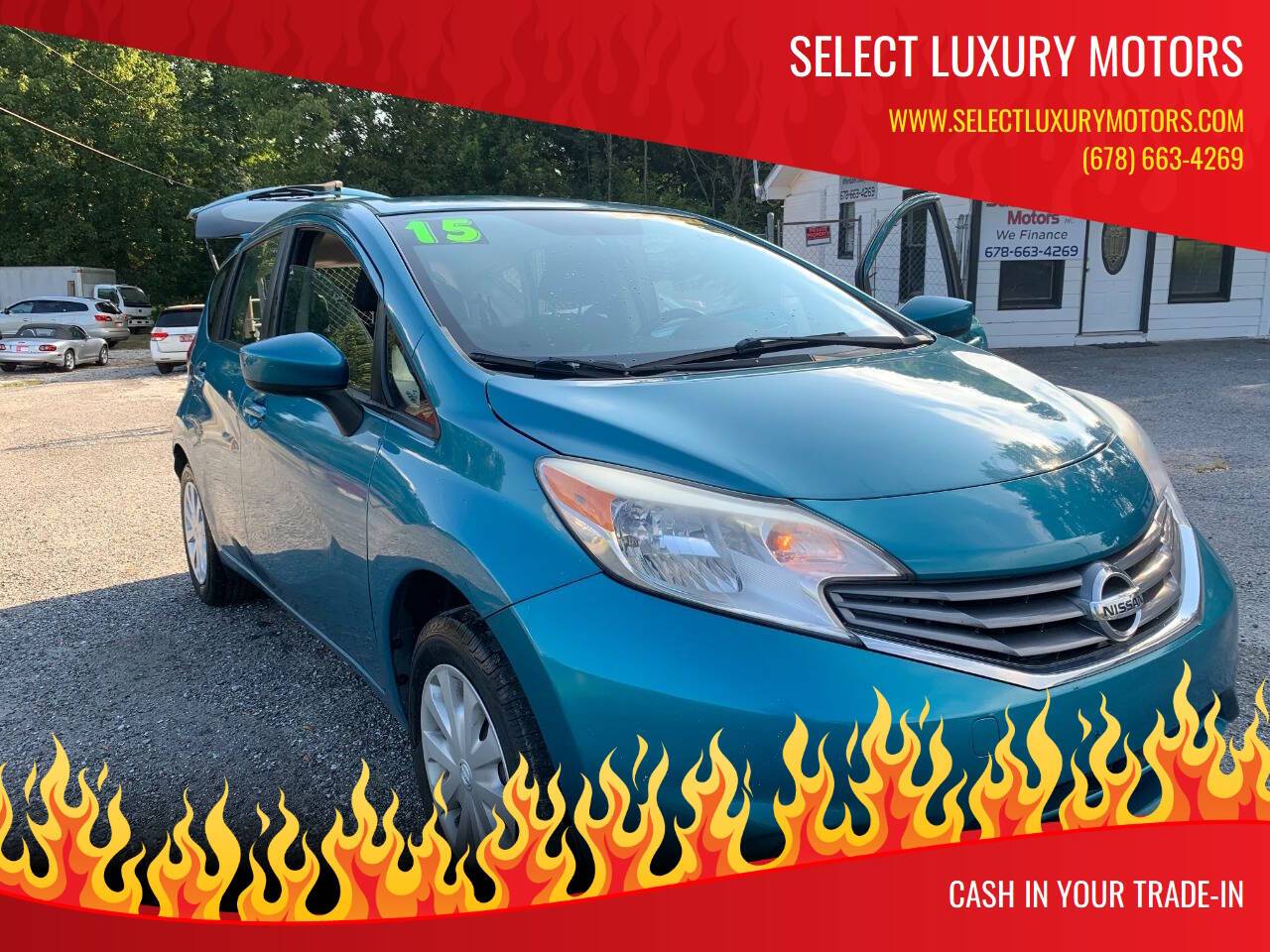 2015 Nissan Versa 1.6 SV — Hatchback — 110,027 mi — Canton, GA