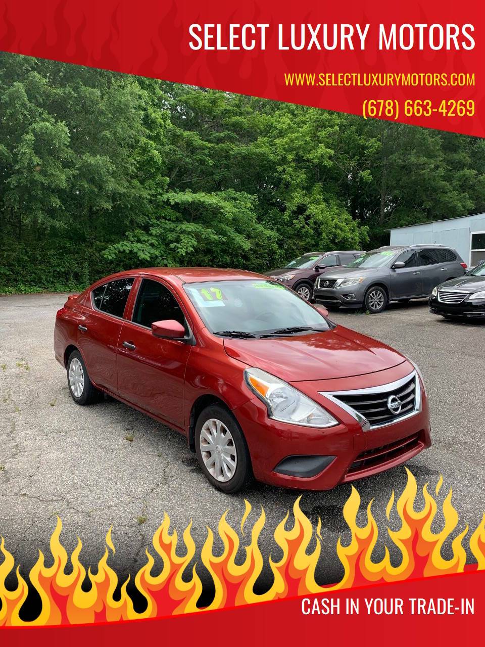 2017 Nissan Versa 1.6 S Plus — Sedan — 83,821 mi — Cumming, GA