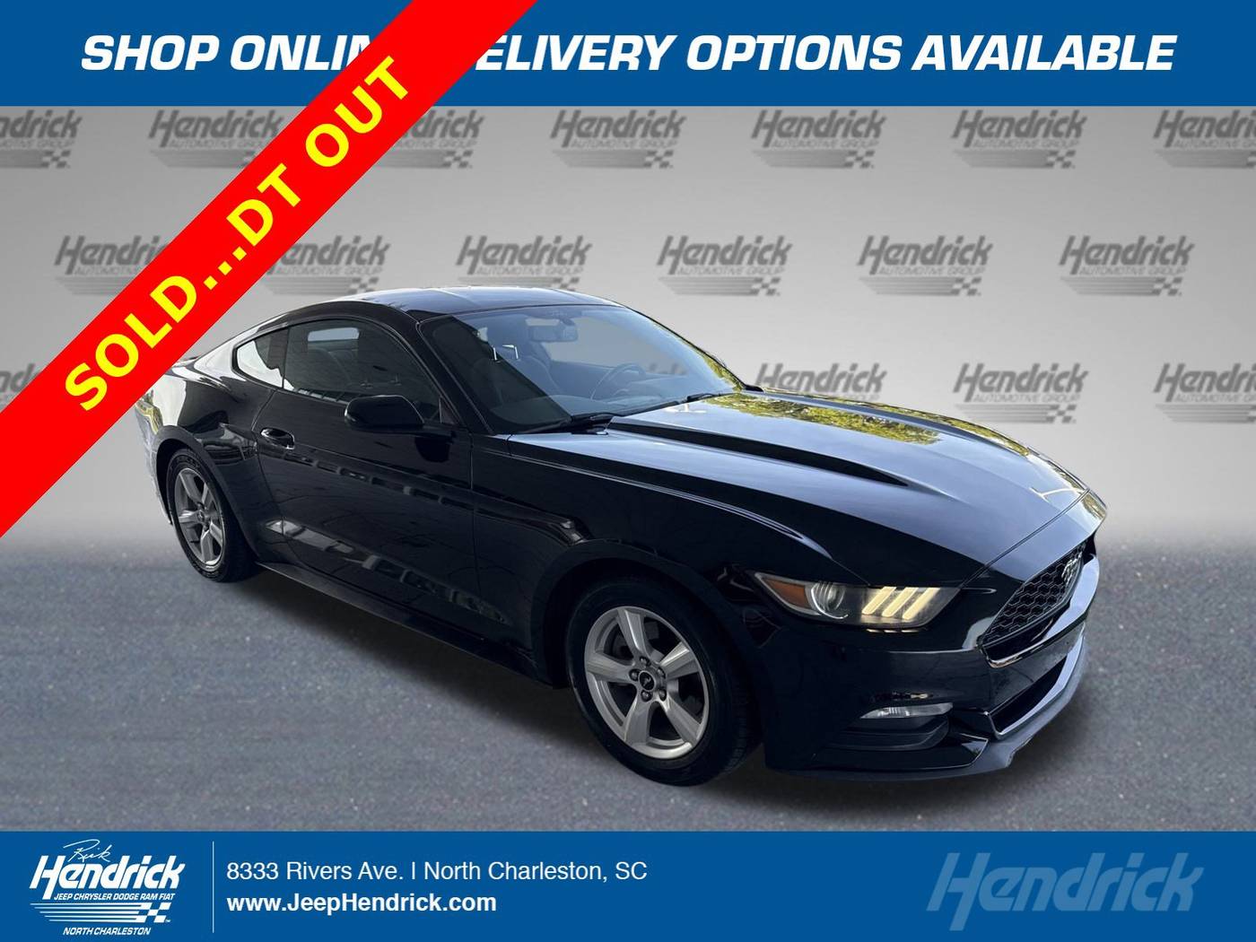 2017 Ford Mustang V6 — Coupe — 46,663 mi — North Charleston, SC