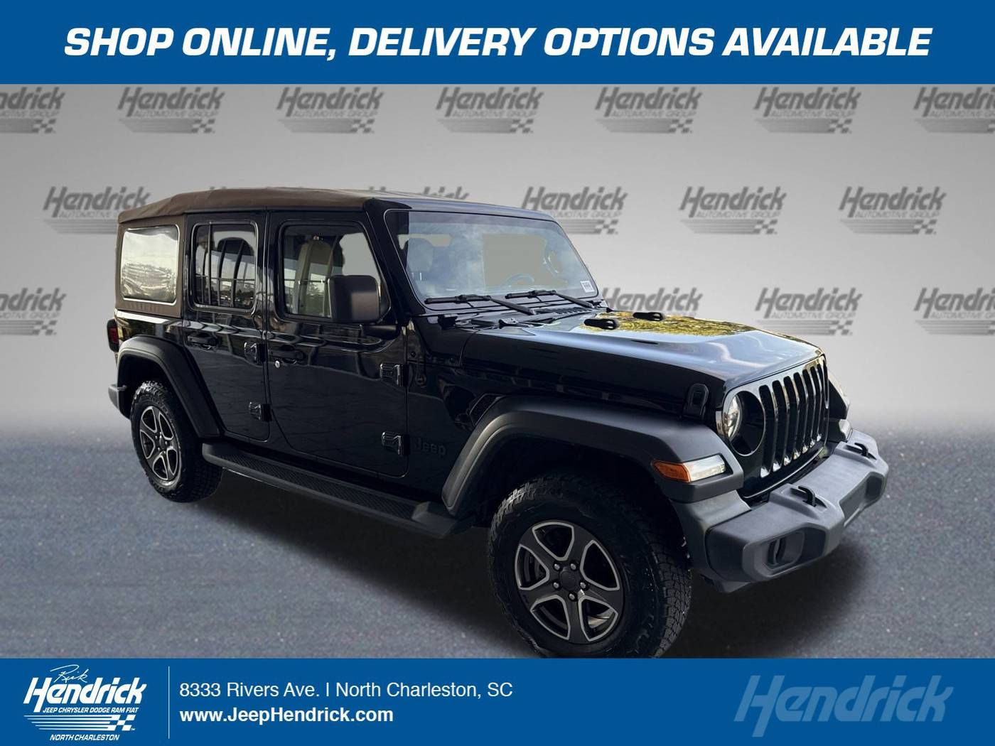 2020 Jeep Wrangler Black and Tan — SUV — 19,710 mi — North Charleston, SC