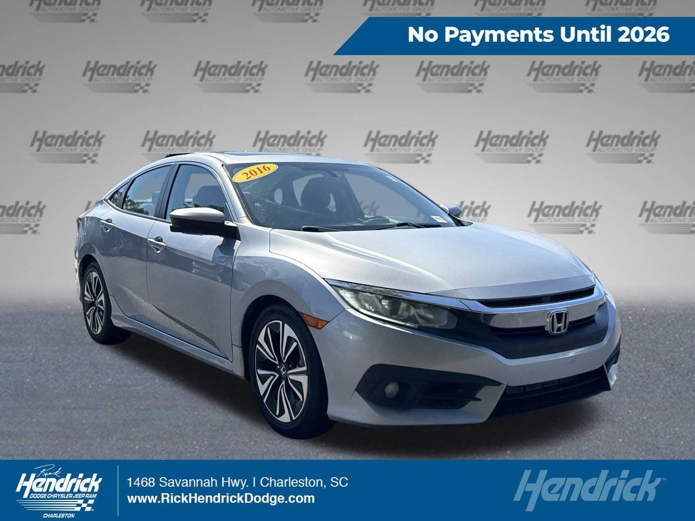 2016 Honda Civic EX-T — Sedan — 123,566 mi — Charleston, SC