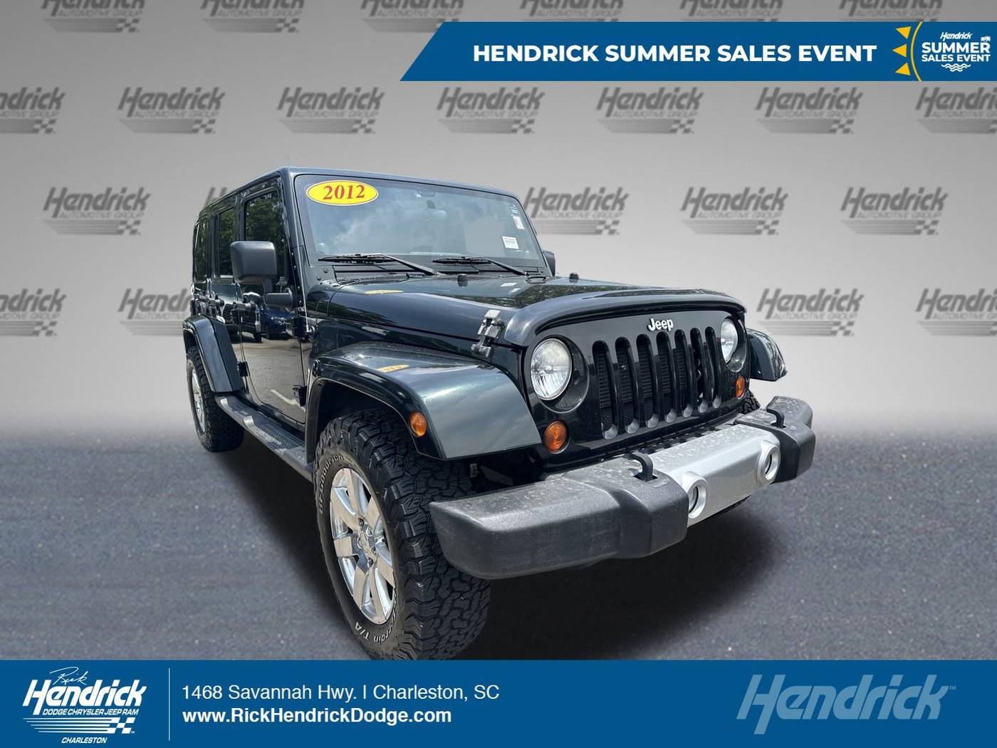 2012 Jeep Wrangler Sahara — SUV — 93,440 mi — Charleston, SC