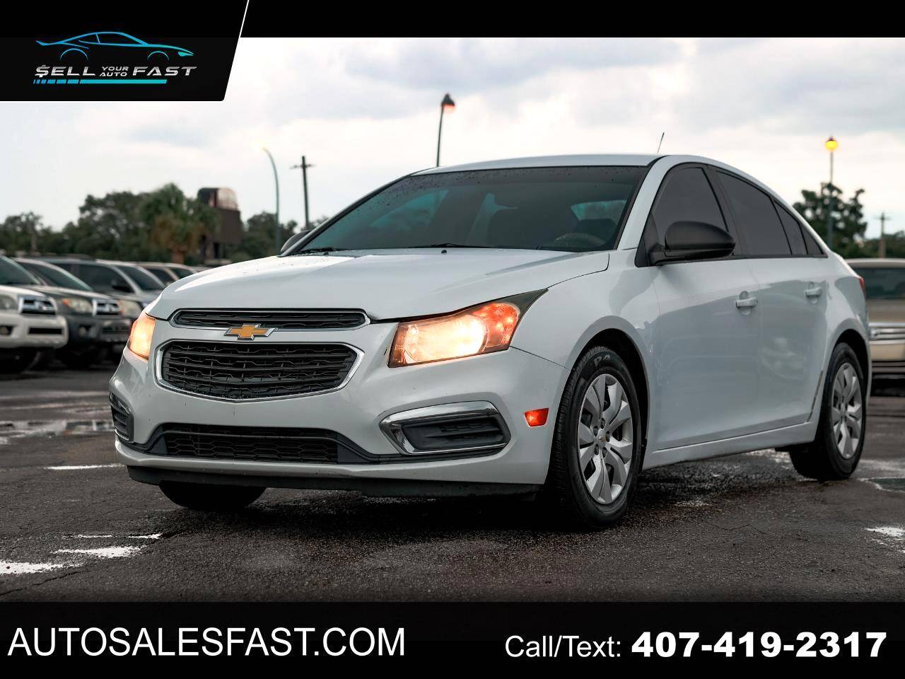 2015 Chevrolet Cruze LS — Sedan — 94,638 mi — Orlando, FL