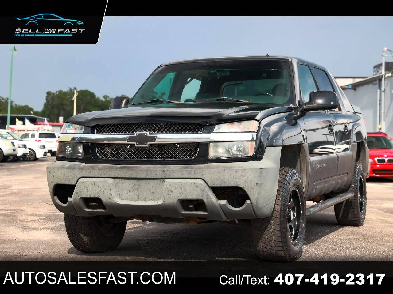 2002 Chevrolet Avalanche Base — Pickup Truck — 280,498 mi — Orlando, FL
