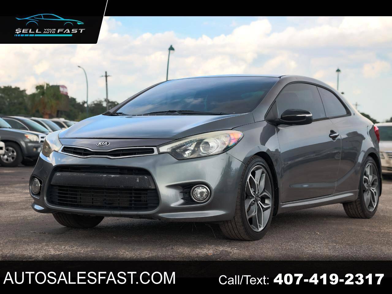 2015 Kia Forte SX — Coupe — 140,132 mi — Orlando, FL