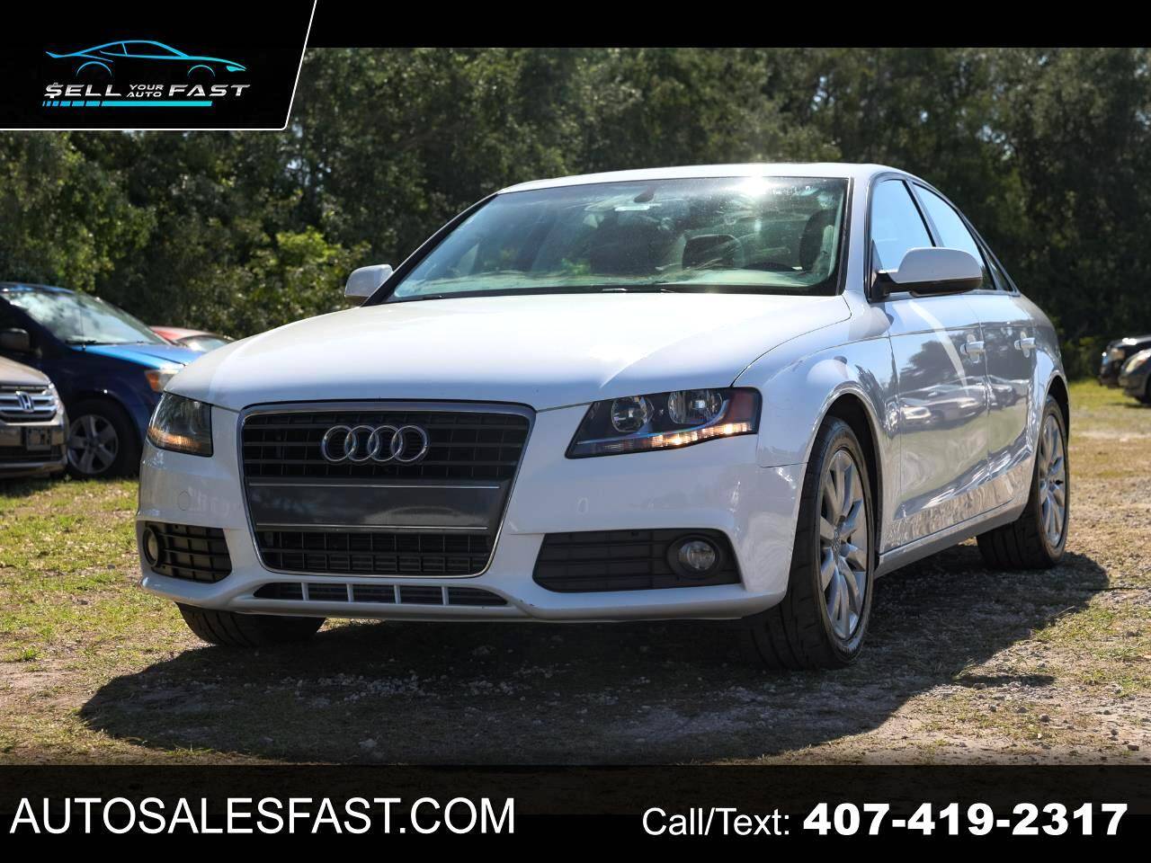 2012 Audi A4 Premium — Sedan — 109,178 mi — Orlando, FL