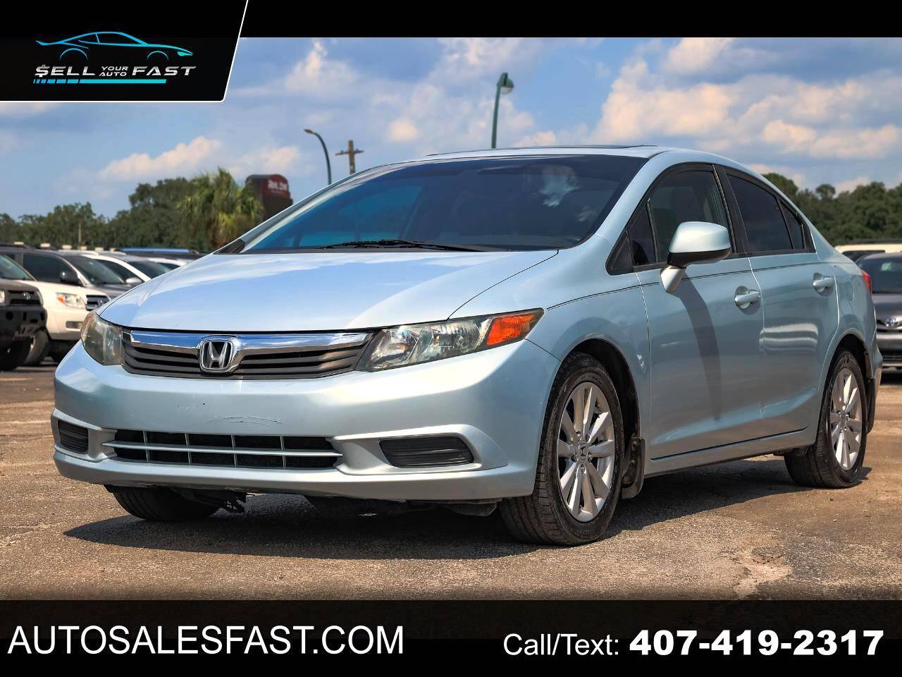 2012 Honda Civic EX — Sedan — 129,593 mi — Orlando, FL