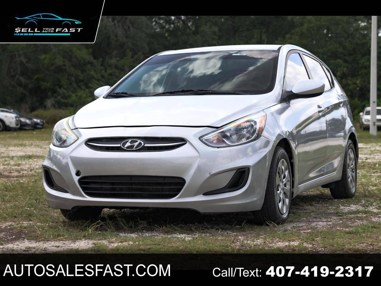 2016 Hyundai Accent SE — Hatchback — 118,745 mi — Orlando, FL
