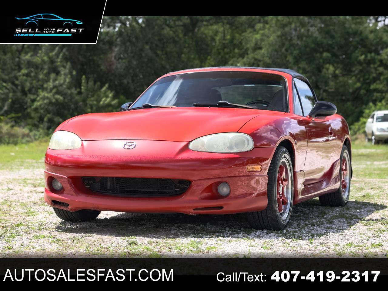 2002 Mazda MX-5 Miata Cloth — Convertible — 139,597 mi — Orlando, FL