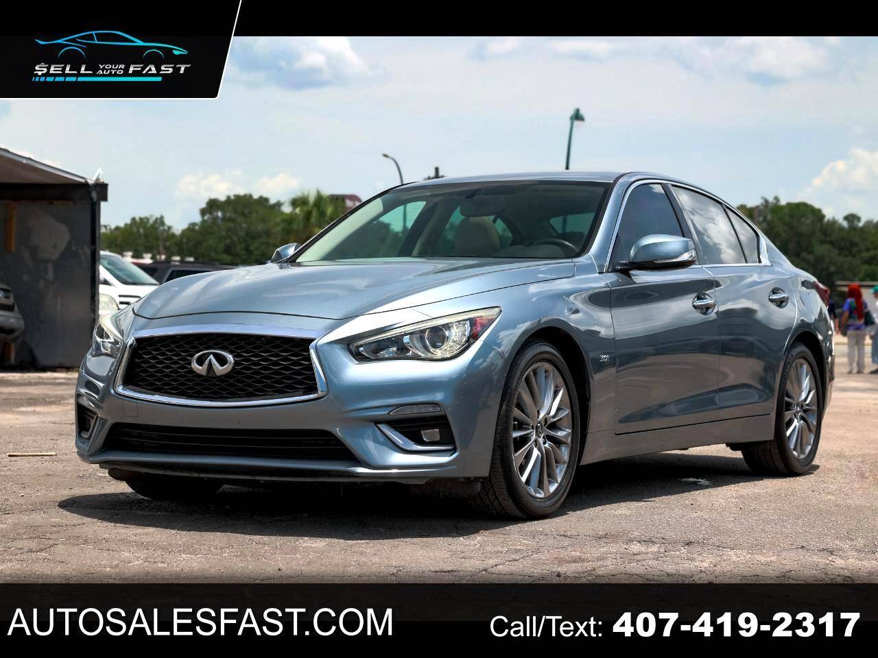 2018 INFINITI Q50 3.0t LUXE — Sedan — 73,420 mi — Orlando, FL
