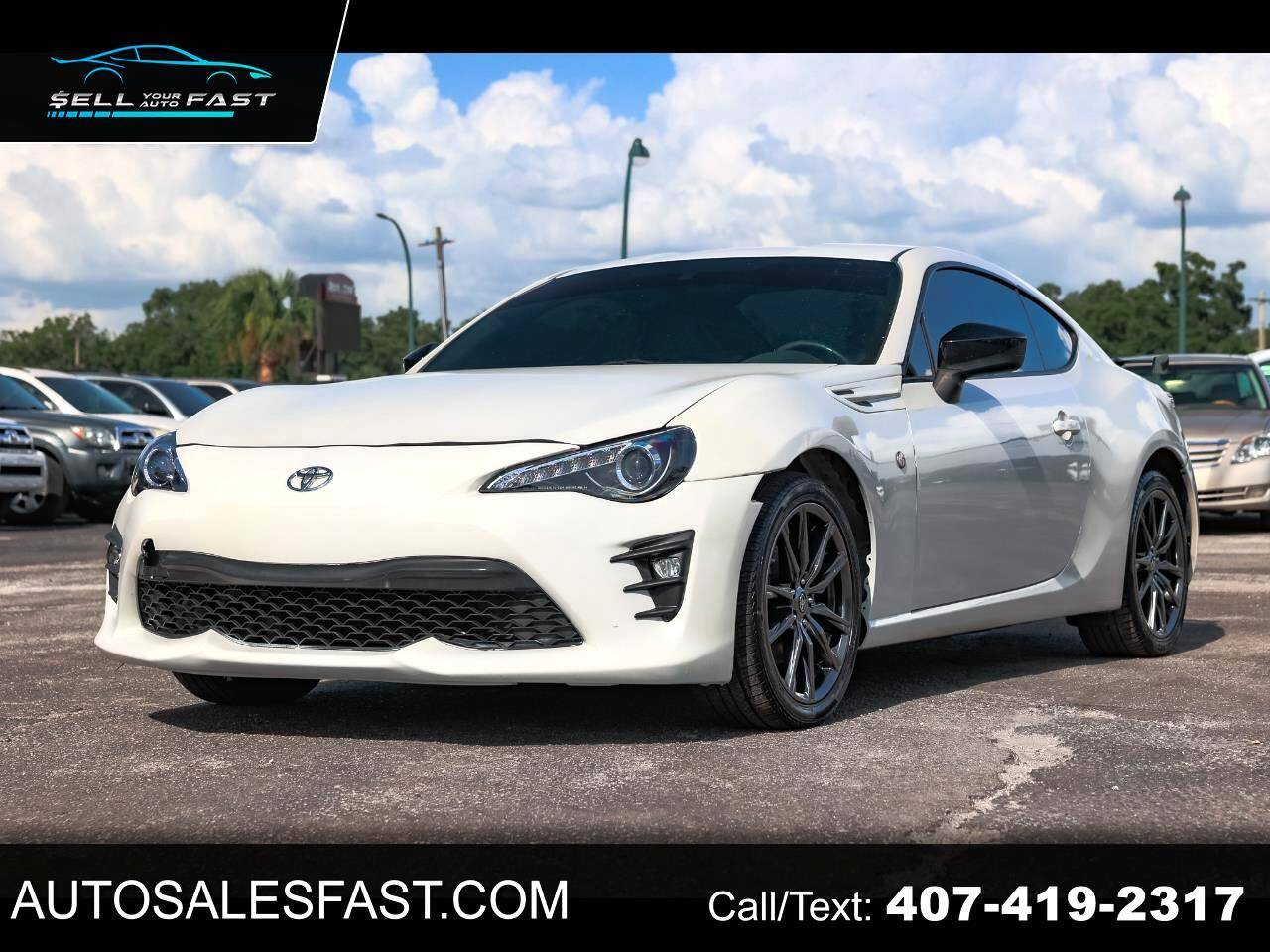 2017 Toyota 86 Base — Coupe — 53,786 mi — Orlando, FL