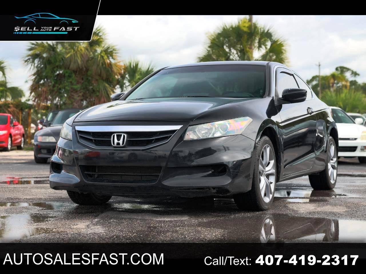 2012 Honda Accord EX-L V6 — Coupe — 183,584 mi — Orlando, FL
