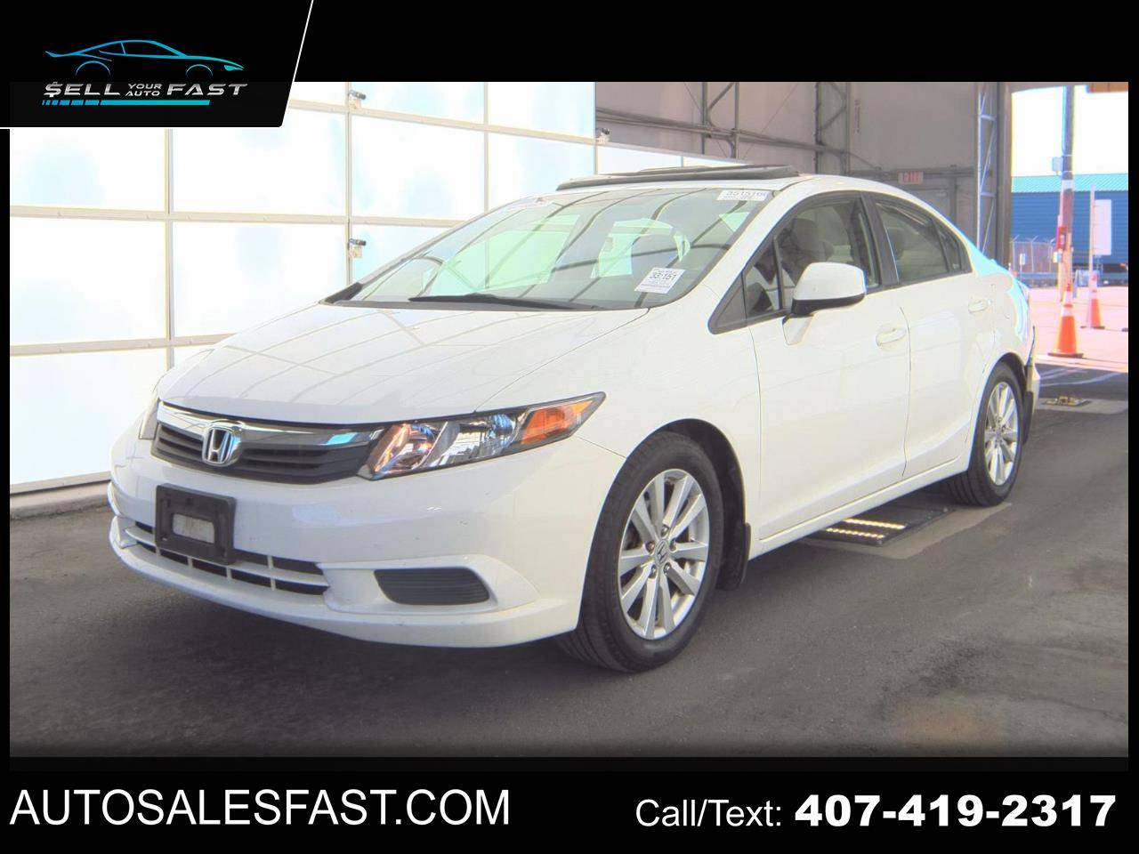 2012 Honda Civic EX — Sedan — 163,554 mi — Orlando, FL
