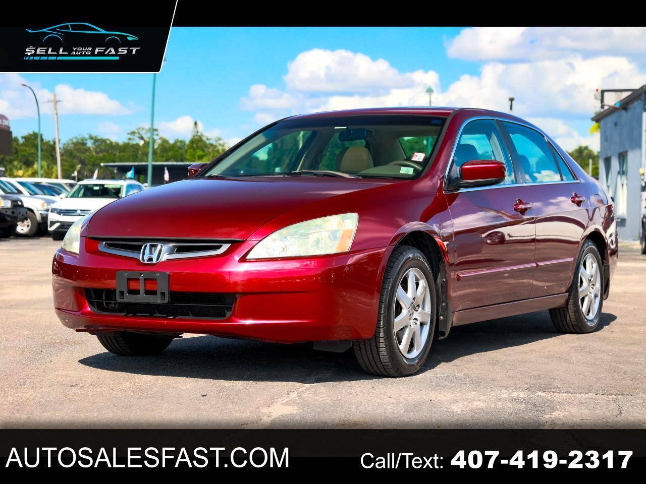 2005 Honda Accord EX-L V6 — Sedan — 202,328 mi — Orlando, FL