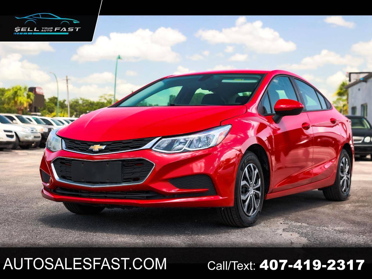 2017 Chevrolet Cruze LS — Sedan — 62,556 mi — Orlando, FL