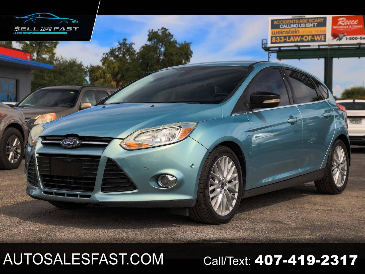 2012 Ford Focus SEL — Hatchback — 95,057 mi — Orlando, FL