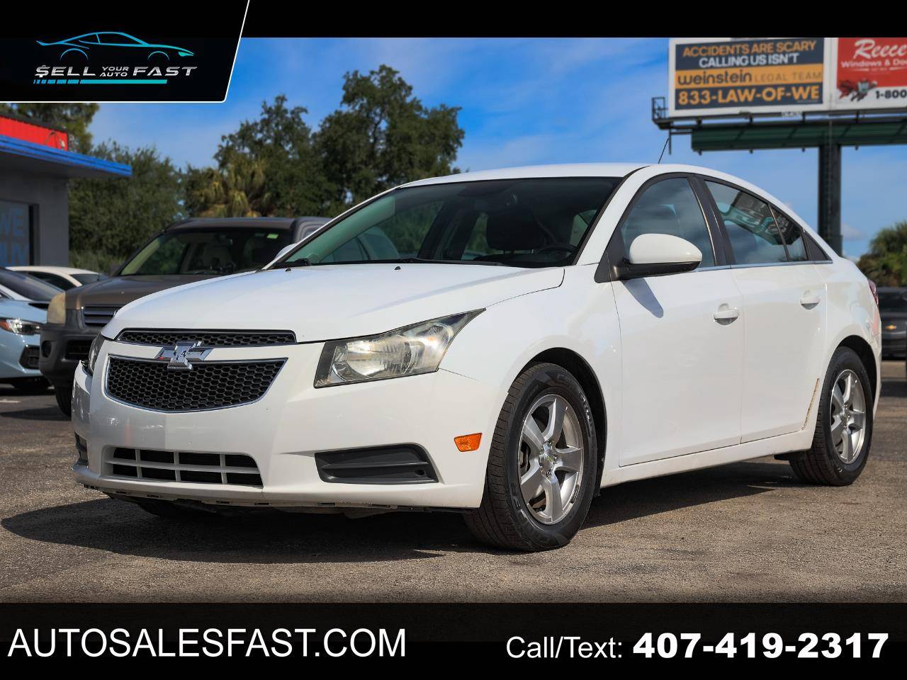 2014 Chevrolet Cruze 1LT — Sedan — 197,423 mi — Orlando, FL