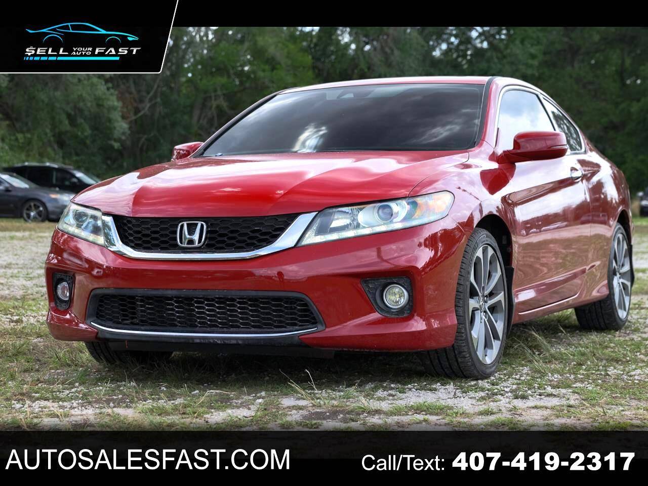 2015 Honda Accord EX-L V6 — Coupe — 84,209 mi — Orlando, FL