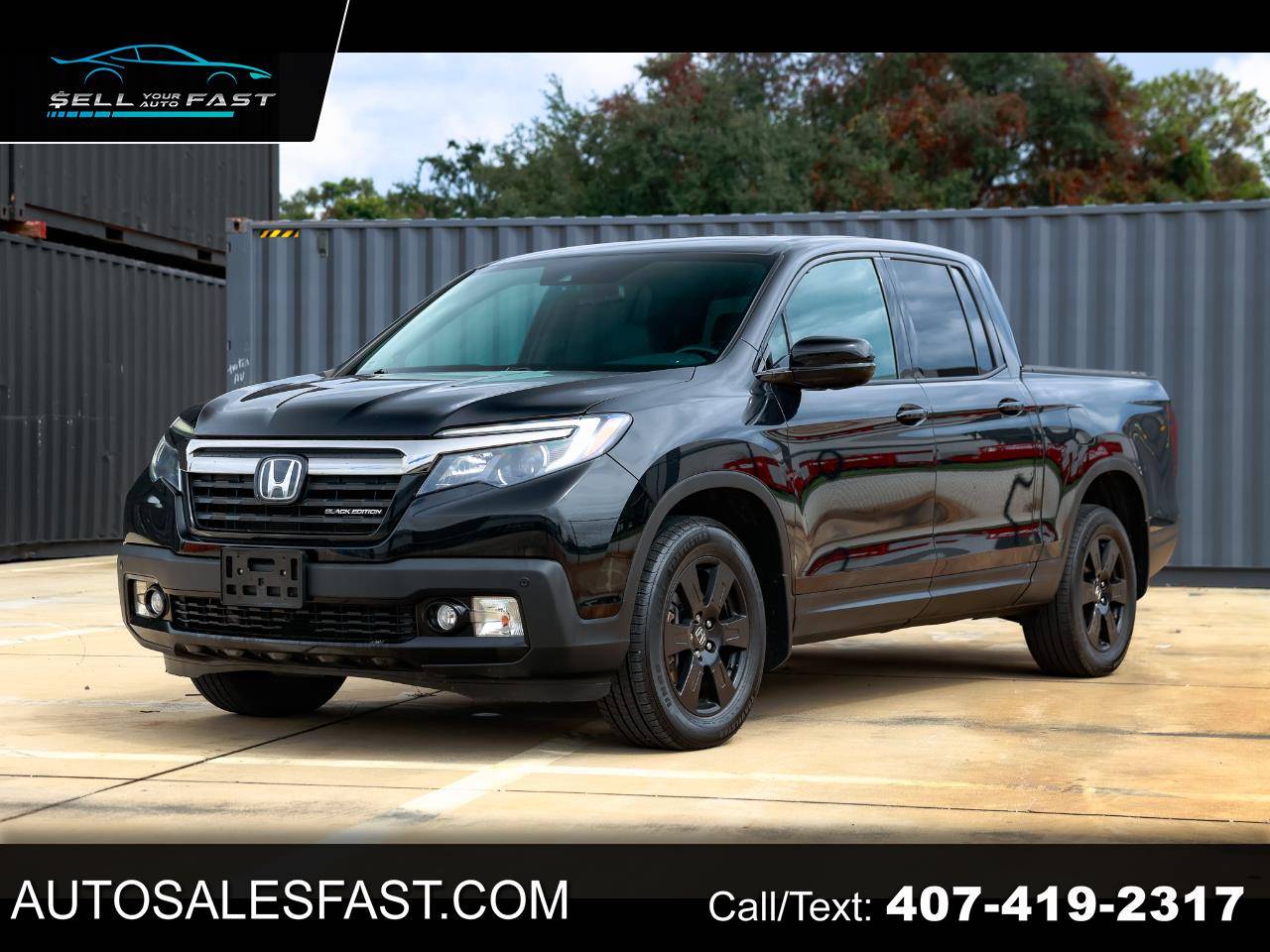 2018 Honda Ridgeline Black Edition — Pickup Truck — 132,441 mi — Orlando, FL