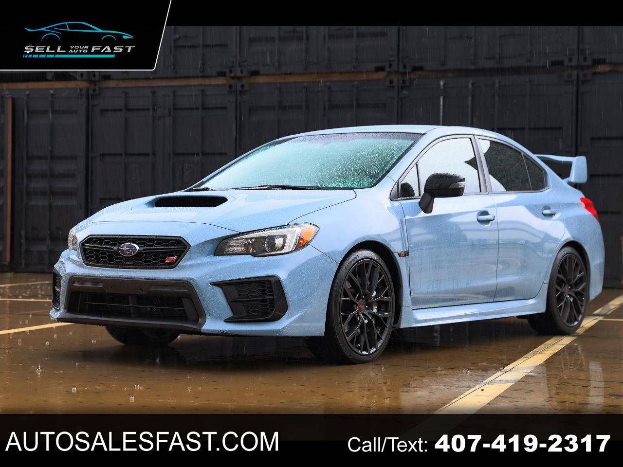 2019 Subaru WRX STI Series.Gray — Sedan — 55,590 mi — Orlando, FL
