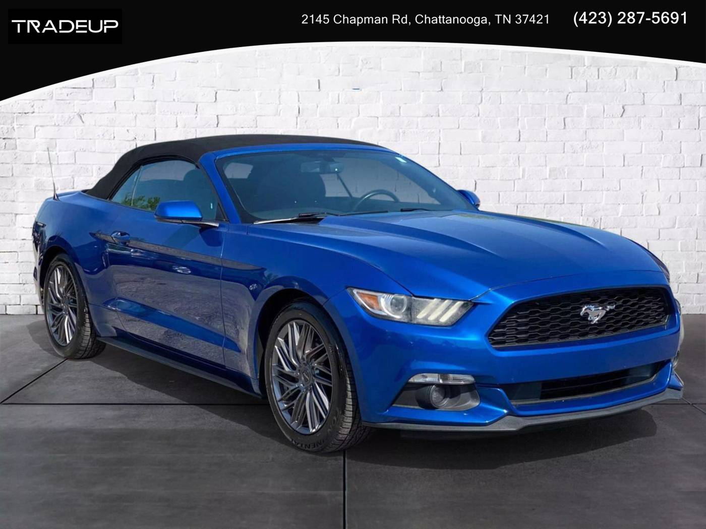 2017 Ford Mustang V6 — Convertible — 107,399 mi — CHATTANOOGA, TN