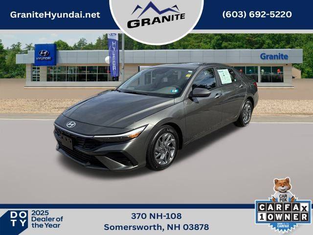 2024 Hyundai Elantra Hybrid Blue — Sedan — 6,644 mi — Somersworth, NH