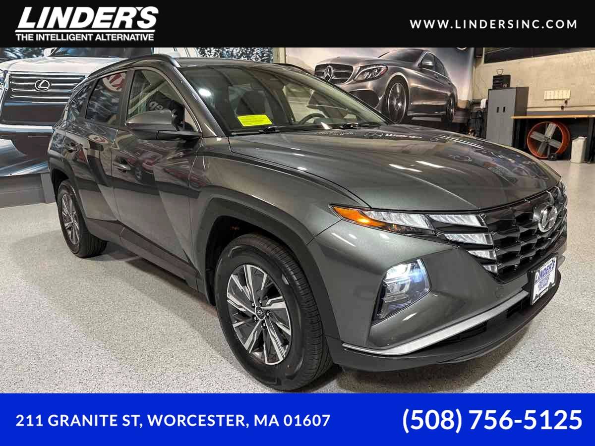 2024 Hyundai Tucson Hybrid Blue — SUV — 17,380 mi — Worcester, MA