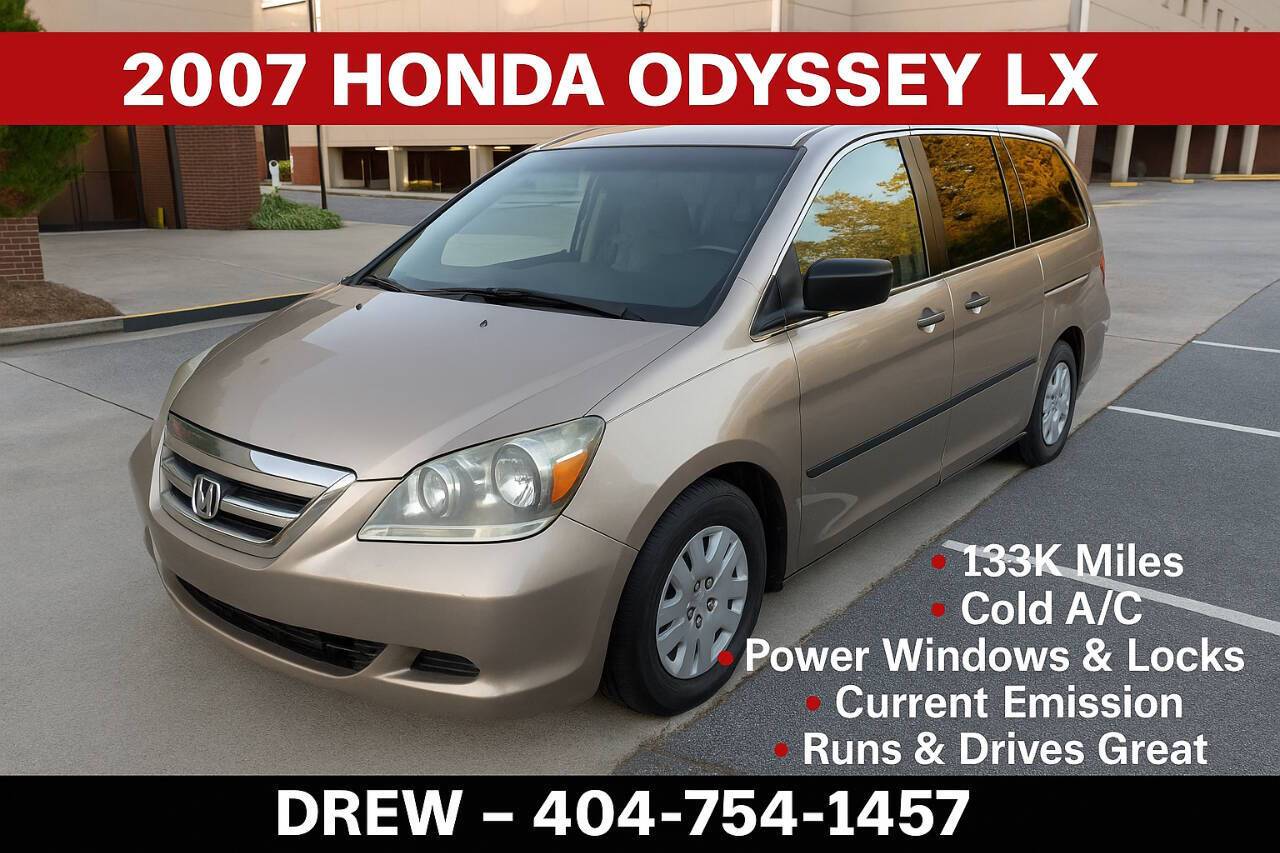 2007 Honda Odyssey LX — Minivan — 133,988 mi — Mableton, GA