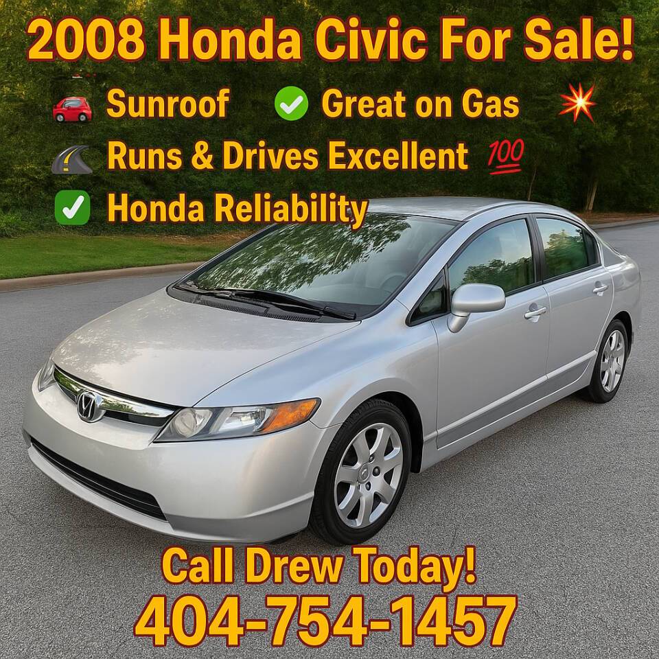 2008 Honda Civic EX — Sedan — 101,805 mi — Mableton, GA