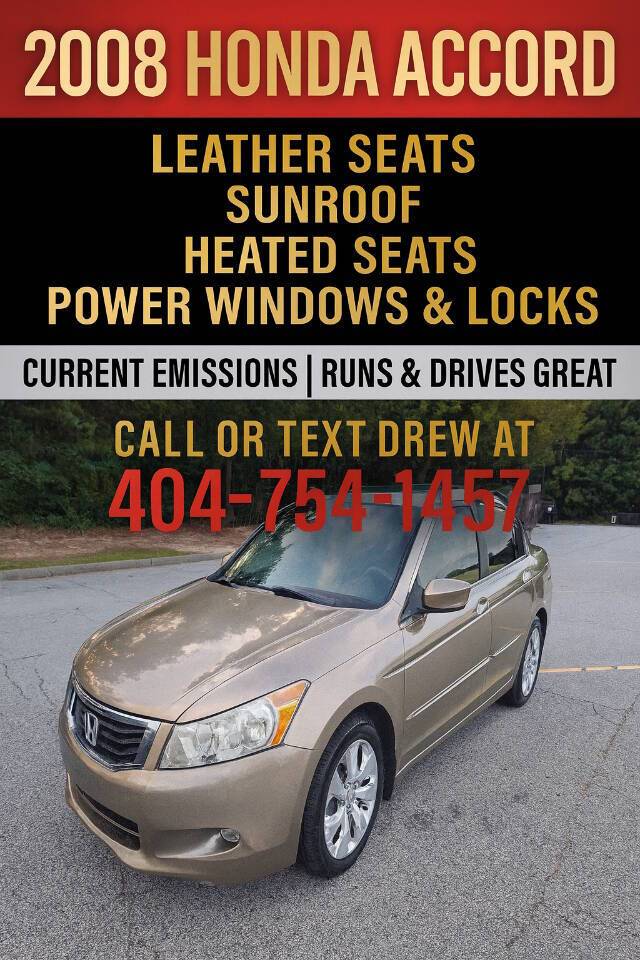 2008 Honda Accord EX-L V6 — Sedan — 149,965 mi — Mableton, GA