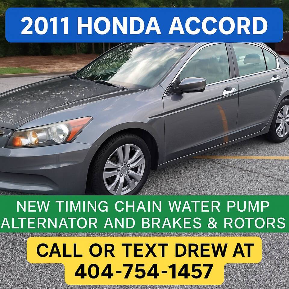 2011 Honda Accord EX-L V6 — Sedan — 220,109 mi — Mableton, GA