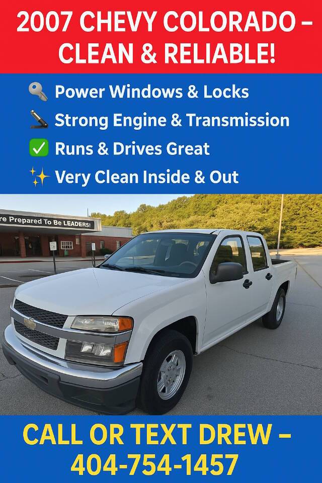 2007 Chevrolet Colorado 1LT — Pickup Truck — 102,351 mi — Mableton, GA