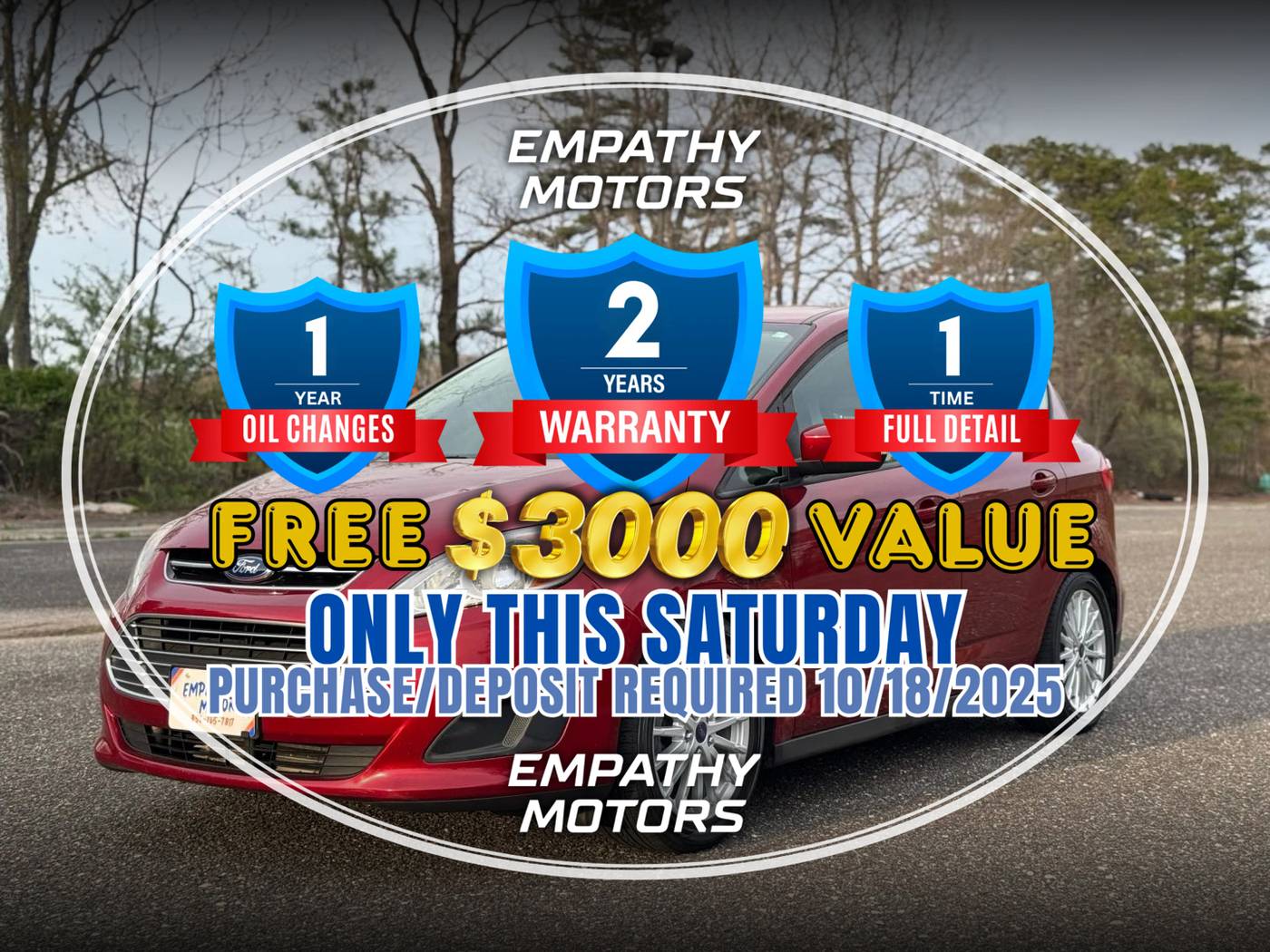 2015 Ford C-Max Hybrid SE — Hatchback — 87,565 mi — Millville, NJ