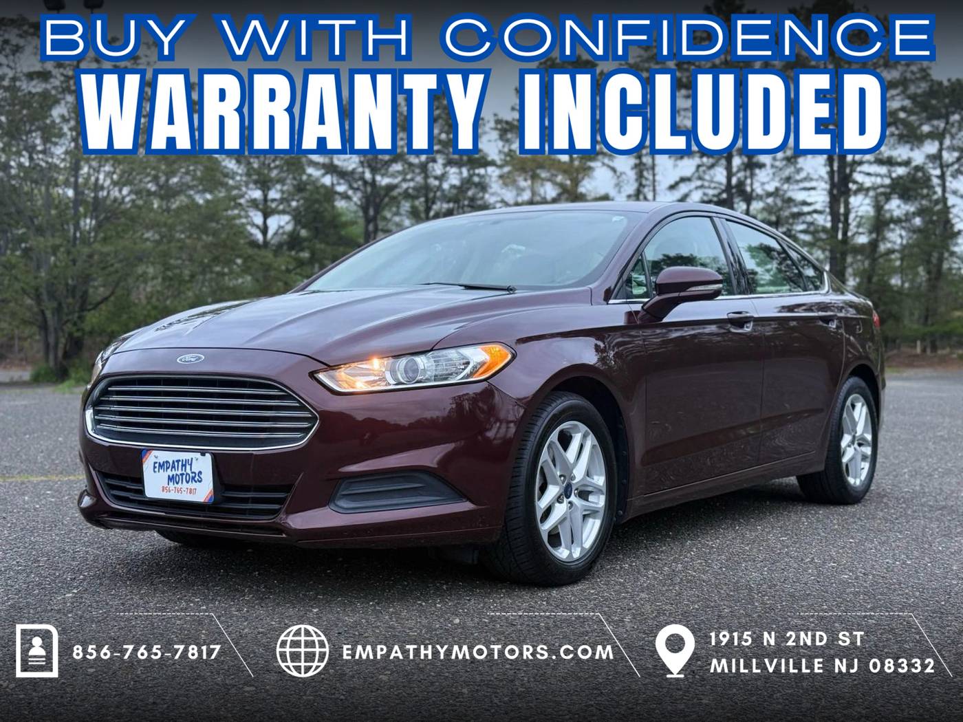 2013 Ford Fusion SE — Sedan — 69,790 mi — Millville, NJ