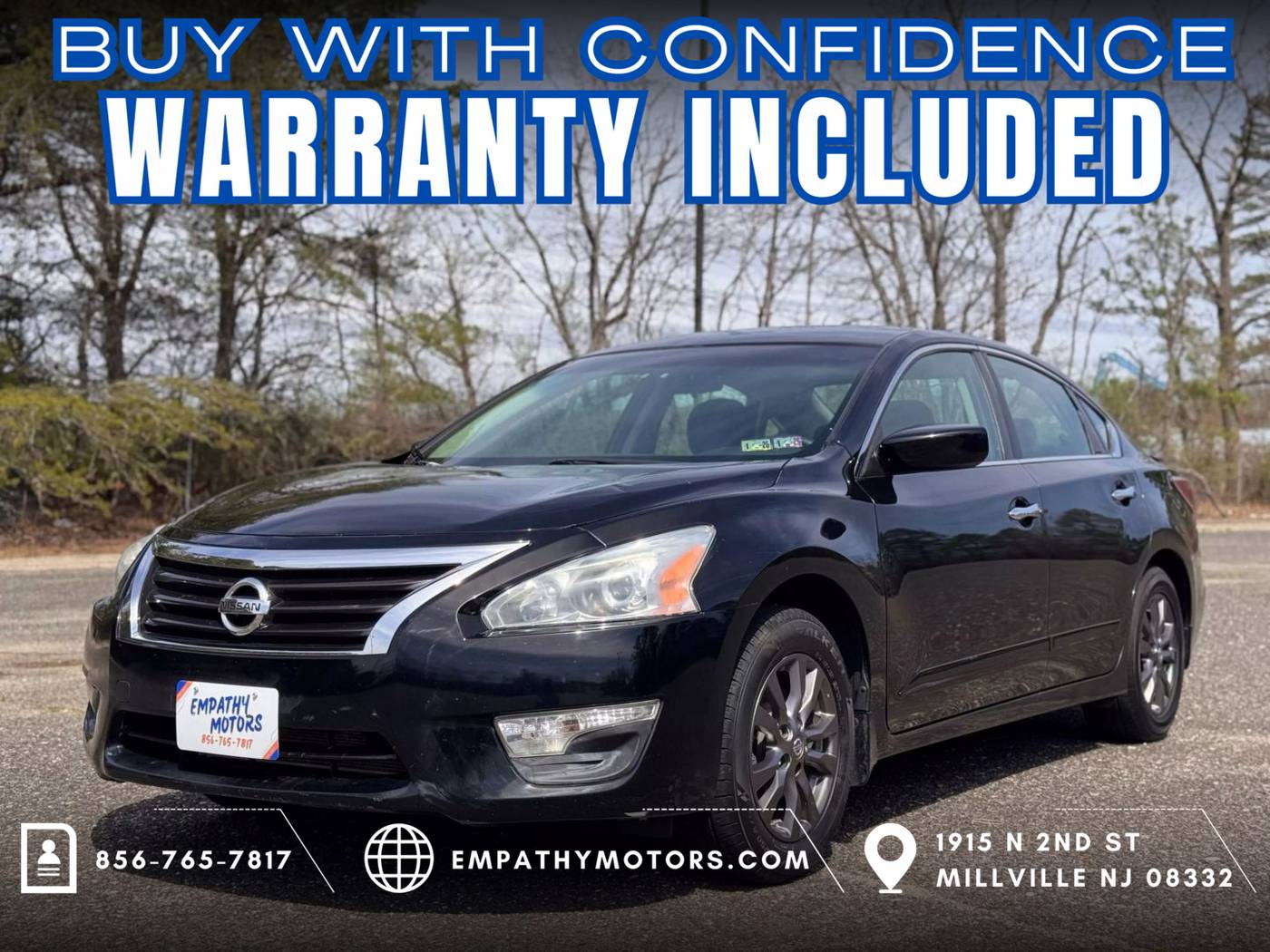 2015 Nissan Altima 2.5 S — Sedan — 149,637 mi — Millville, NJ
