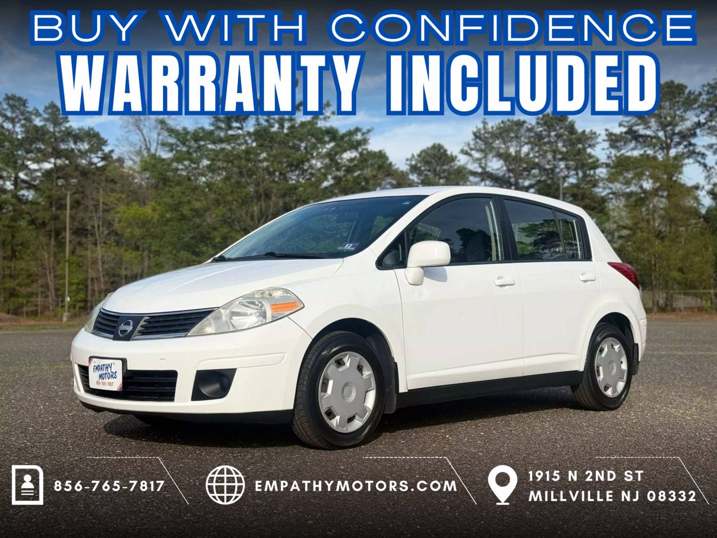 2007 Nissan Versa 1.8 S — Hatchback — 135,042 mi — Millville, NJ