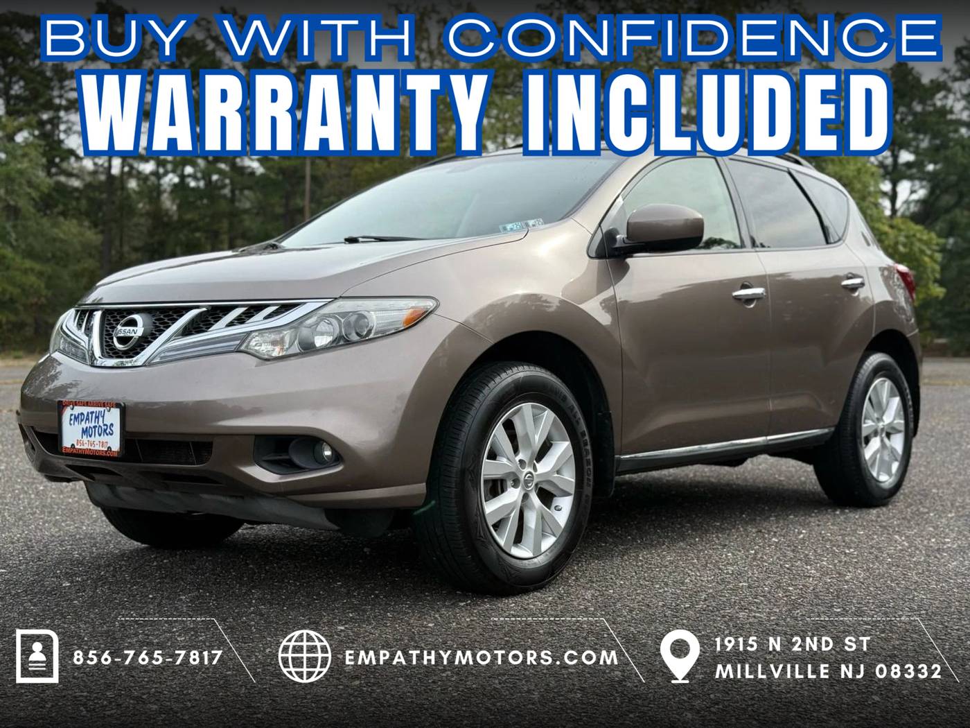 2012 Nissan Murano SL — SUV — 93,978 mi — Millville, NJ