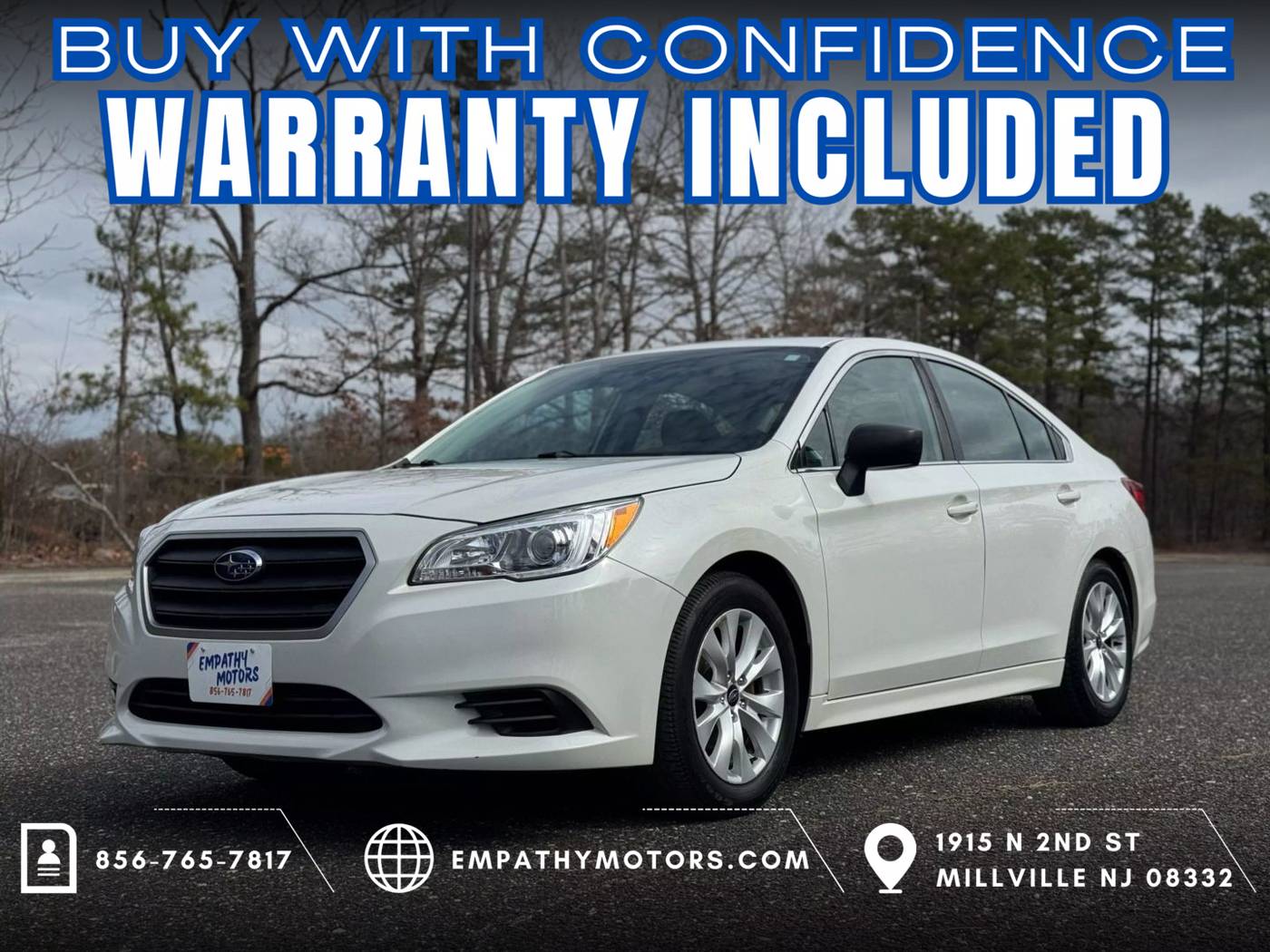 2017 Subaru Legacy 2.5i — Sedan — 136,274 mi — Millville, NJ
