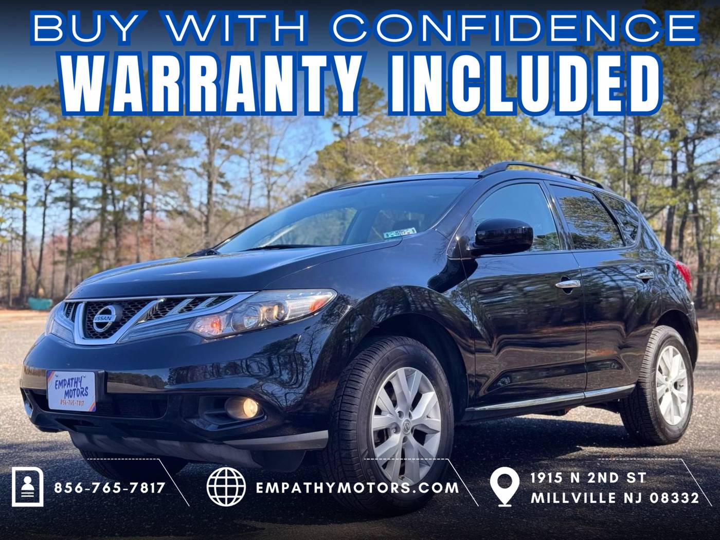 2012 Nissan Murano SL — SUV — 112,891 mi — Millville, NJ