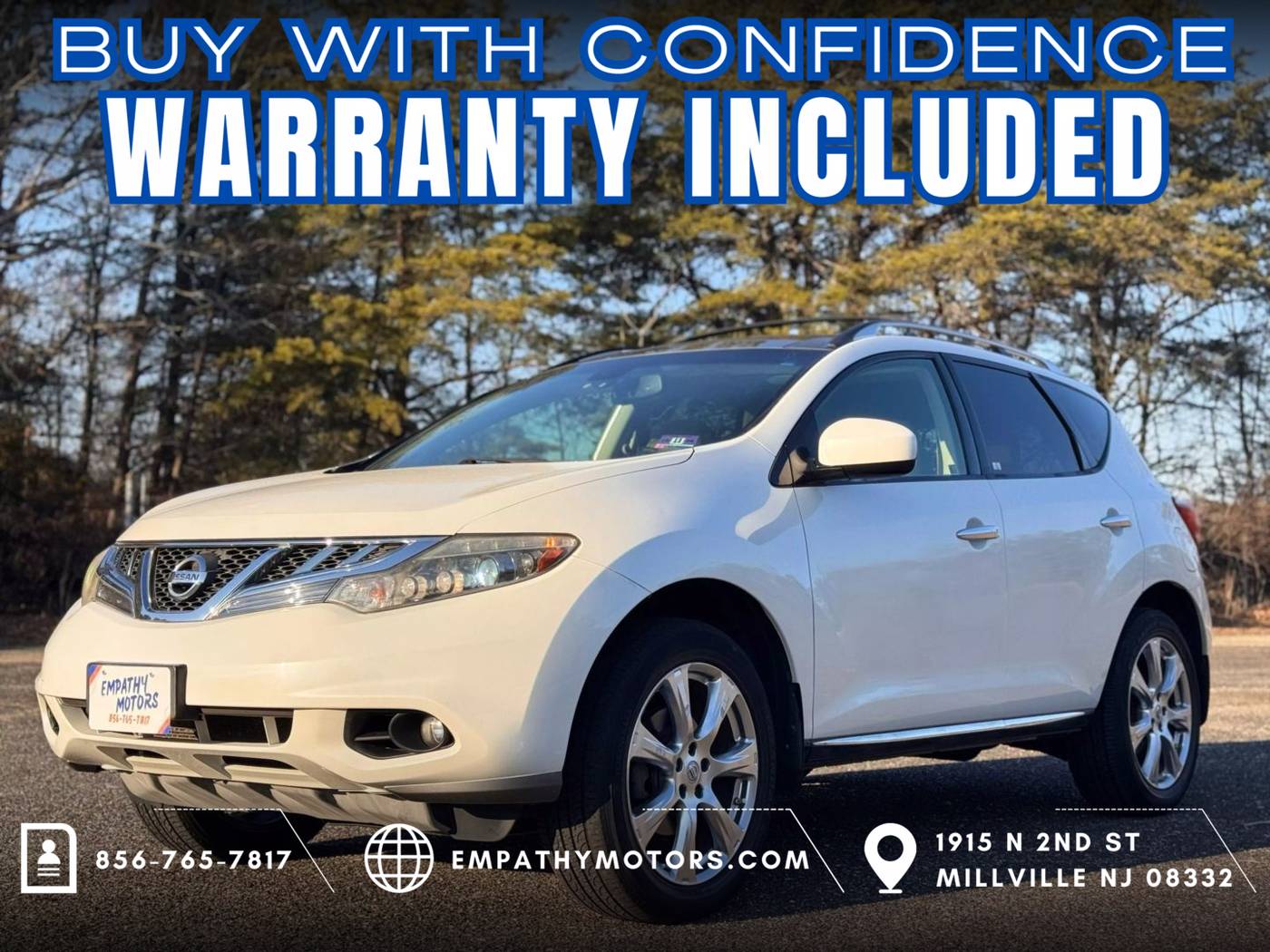 2013 Nissan Murano LE — SUV — 95,044 mi — Millville, NJ