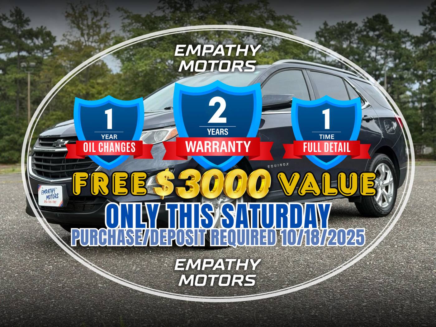 2018 Chevrolet Equinox LT — SUV — 135,192 mi — Millville, NJ