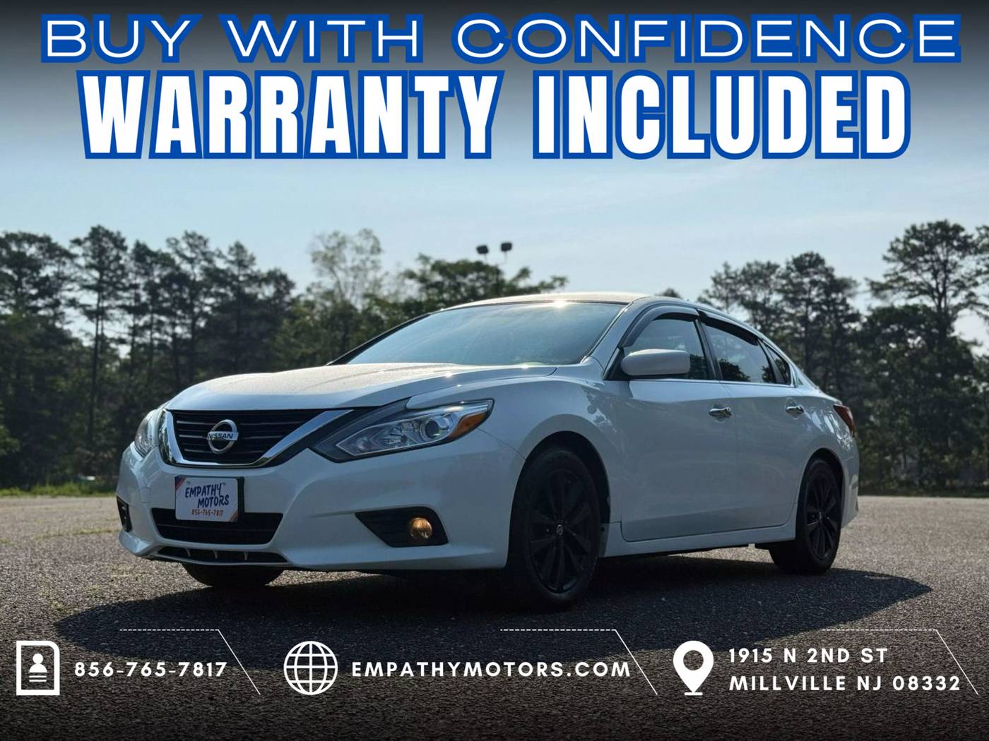 2018 Nissan Altima 2.5 SV — Sedan — 124,704 mi — Millville, NJ