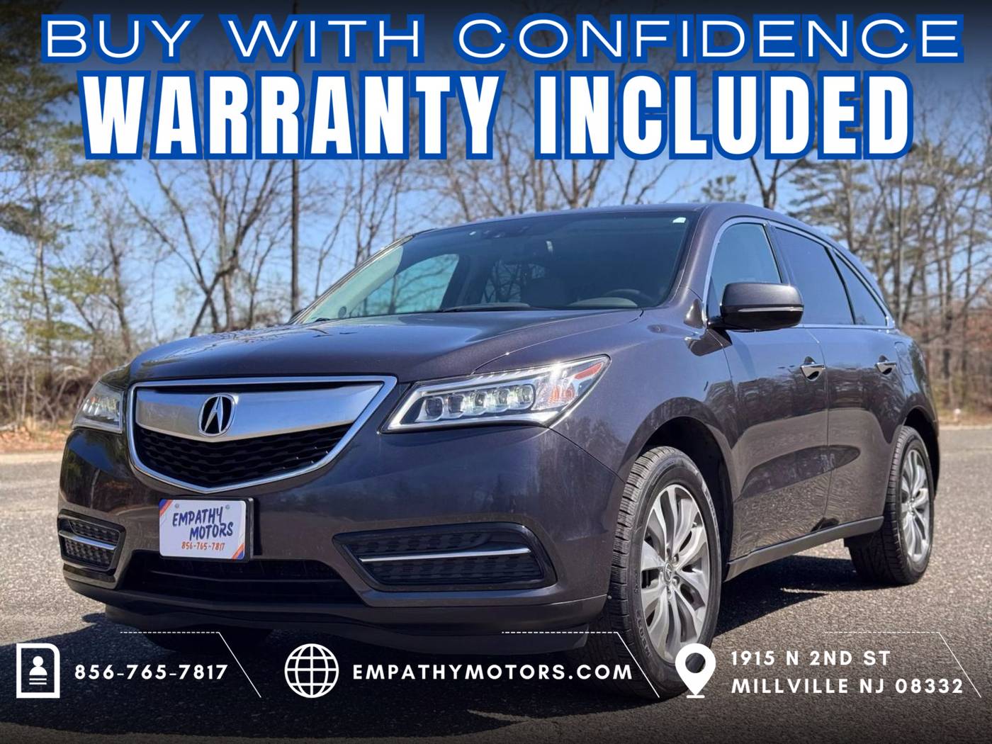 2014 Acura MDX Technology Package — SUV — 99,268 mi — Millville, NJ