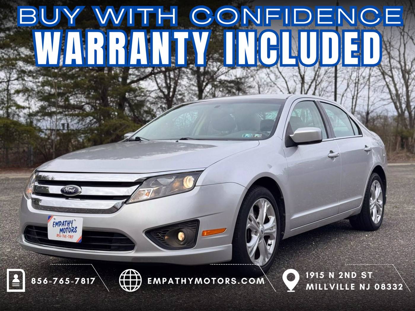 2012 Ford Fusion SE — Sedan — 65,824 mi — Millville, NJ