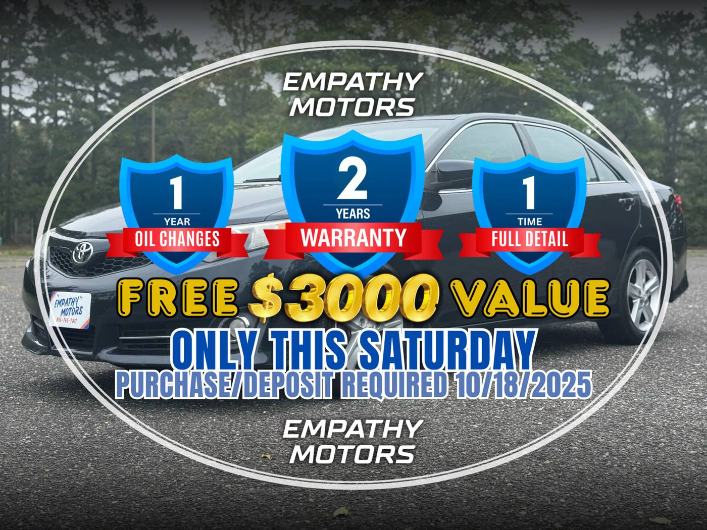2013 Toyota Camry SE — Sedan — 115,024 mi — Millville, NJ