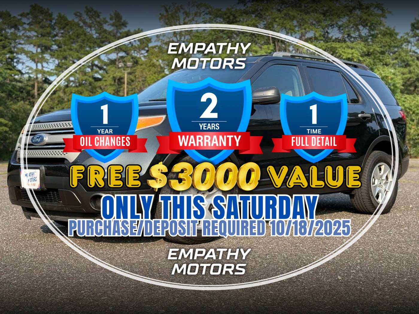 2012 Ford Explorer Base — SUV — 139,100 mi — Millville, NJ