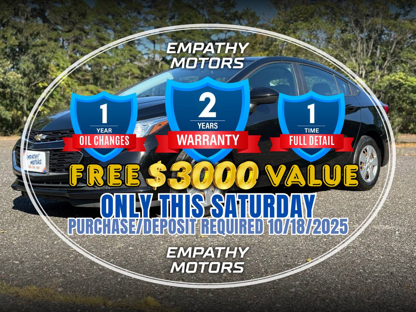 2018 Chevrolet Cruze LS — Sedan — 126,488 mi — Millville, NJ