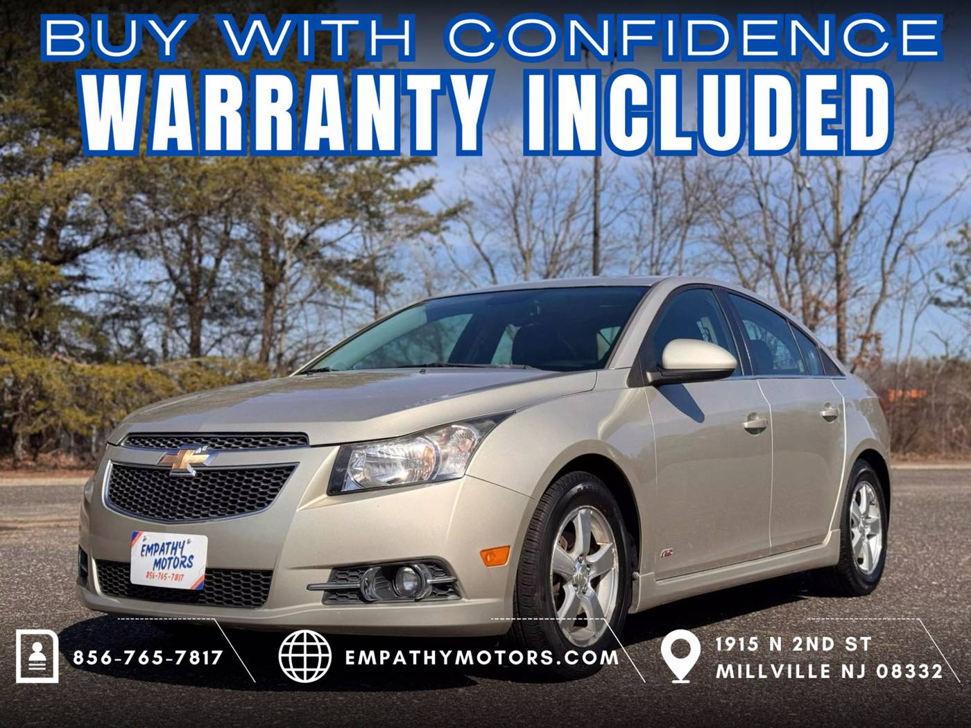 2014 Chevrolet Cruze 1LT — Sedan — 77,597 mi — Millville, NJ