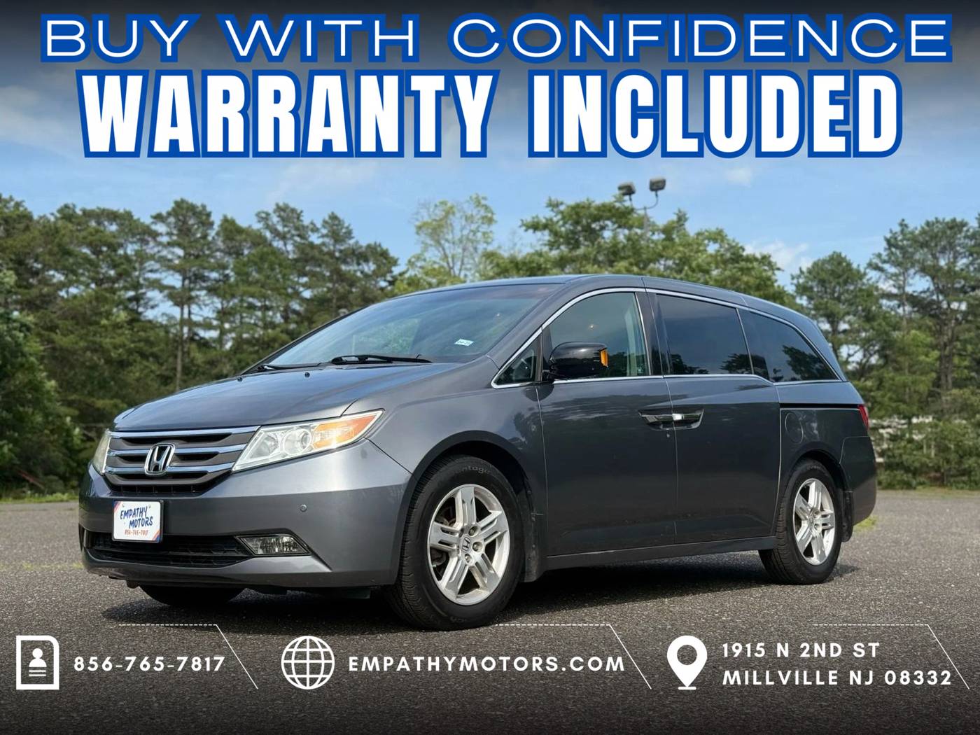 2012 Honda Odyssey Touring Elite — Minivan — 95,382 mi — Millville, NJ